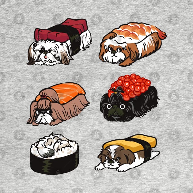 Sushi Shih Tzu by huebucket